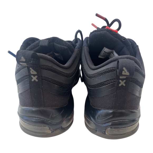 2017 Nike Air Max 97 Ultra Premium Black Rush Blue & Red Running Size 9 - Picture 8 of 8